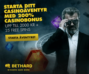 Upp till 2.000 kr och 25 freespins!
